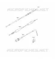 CABLES pour Kawasaki KLX140 2008