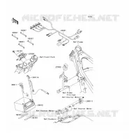 CHASSIS EQUIPMENT ELECTRIQUE pour Kawasaki KLX140 2008