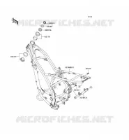 CH&Acirc;SSIS pour Kawasaki KLX140 2008