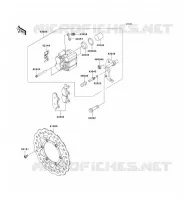 FREIN AVANT pour Kawasaki KLX140 2008