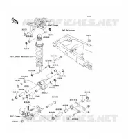 SUSPENSION pour Kawasaki KLX140 2008
