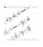 TRANSMISSION pour Kawasaki KLX140 2008