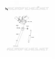 BEQUILLES pour Kawasaki KLX140 2009