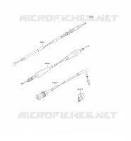 CABLES pour Kawasaki KLX140 2009