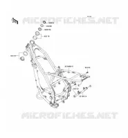 CH&Acirc;SSIS pour Kawasaki KLX140 2009