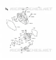COUVERCLES MOTEUR pour Kawasaki KLX140 2009