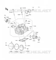 CULASSE pour Kawasaki KLX140 2009