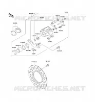 FREIN ARRIERE pour Kawasaki KLX140 2009