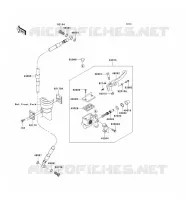 MAITRE CYLINDRE AV pour Kawasaki KLX140 2009