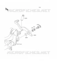 PEDALE DE FREIN pour Kawasaki KLX140 2009