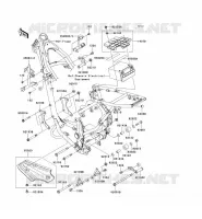 PIECE DE CADRE (COUVERTURE) pour Kawasaki KLX140 2009