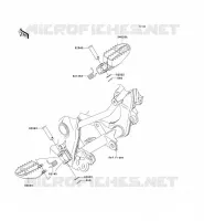 REPOSE PIED pour Kawasaki KLX140 2009