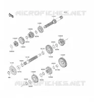 TRANSMISSION pour Kawasaki KLX140 2009