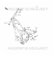 CH&Acirc;SSIS pour Kawasaki KLX140 2009