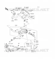 &Eacute;CHAPPEMENT pour Kawasaki KLX140 2009