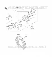 FREIN ARRIERE pour Kawasaki KLX140 2009