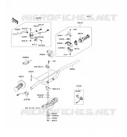 GUIDON pour Kawasaki KLX140 2009
