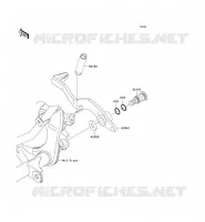 PEDALE DE FREIN pour Kawasaki KLX140 2009