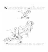 REPOSE PIED pour Kawasaki KLX140 2009