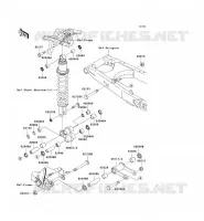 SUSPENSION pour Kawasaki KLX140 2009