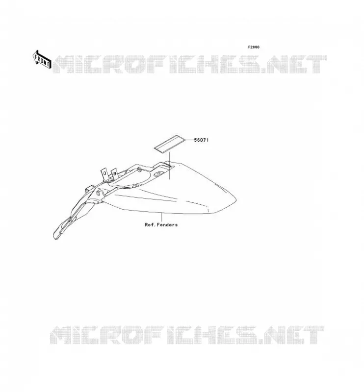 LABEL Kawasaki TOUT-TERRAIN 140 2009 KLX140  KLX140A9FA
