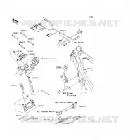 CHASSIS EQUIPMENT ELECTRIQUE pour Kawasaki KLX140 2009
