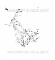 CH&Acirc;SSIS pour Kawasaki KLX140 2009
