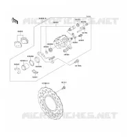 FREIN ARRIERE pour Kawasaki KLX140 2009