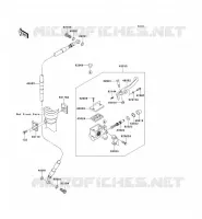 MAITRE CYLINDRE AV pour Kawasaki KLX140 2009