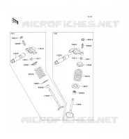 SOUPAPE pour Kawasaki KLX140 2009