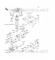 SUSPENSION ARRI&Egrave;RE pour Kawasaki KLX140 2009