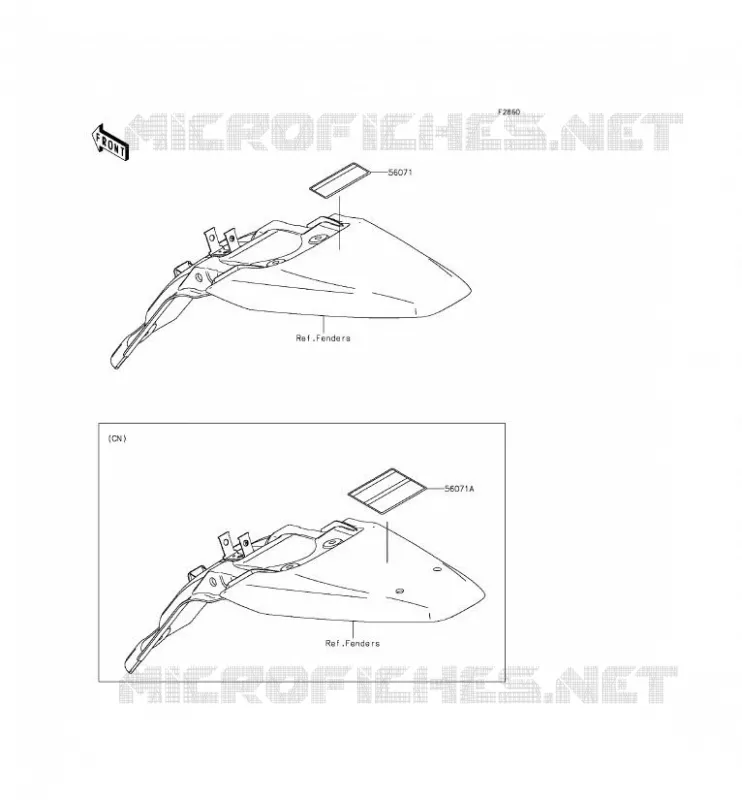LABEL Kawasaki TOUT-TERRAIN 140 2014 KLX140  KLX140AEF