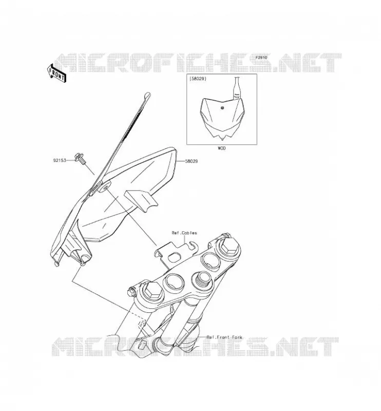 ACCESSOIRE Kawasaki TOUT-TERRAIN 140 2015 KLX140  KLX140AFF