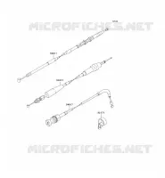 CABLES pour Kawasaki KLX140L 2009