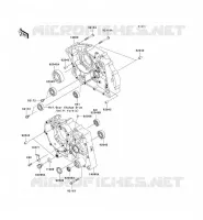 CARTER MOTEUR(S) pour Kawasaki KLX140L 2009