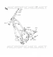 CH&Acirc;SSIS pour Kawasaki KLX140L 2009