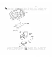 CYLINDRE/PISTON pour Kawasaki KLX140L 2009