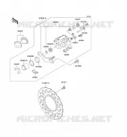 FREIN ARRIERE pour Kawasaki KLX140L 2009