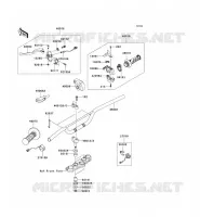 GUIDON pour Kawasaki KLX140L 2009
