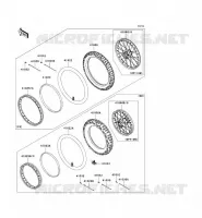 PNEUS pour Kawasaki KLX140L 2009