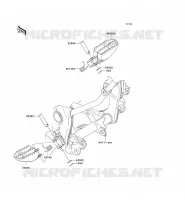 REPOSE PIED pour Kawasaki KLX140L 2009