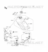 RESERVOIR CARBURANT pour Kawasaki KLX140L 2009