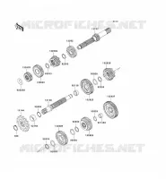 TRANSMISSION pour Kawasaki KLX140L 2009