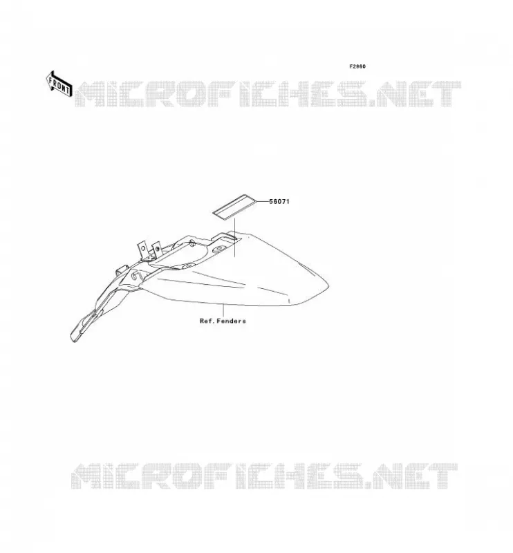 LABEL Kawasaki TOUT-TERRAIN 140 2009 KLX140L  KLX140B9FA