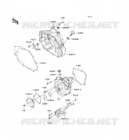 COUVERCLES MOTEUR pour Kawasaki KLX140L 2009