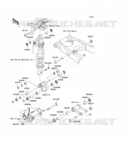 SUSPENSION ARRI&Egrave;RE pour Kawasaki KLX140L 2009