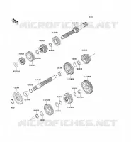 TRANSMISSION pour Kawasaki KLX140L 2009