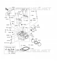 CULASSE pour Kawasaki KLX450R 2009