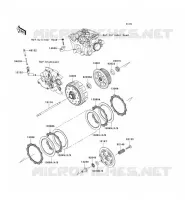 EMBRAYAGE pour Kawasaki KLX450R 2009
