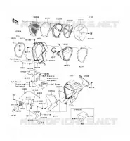 FILTRE A AIR pour Kawasaki KLX450R 2009